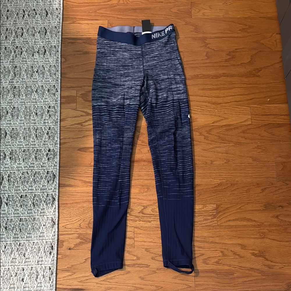 Nike Pro Gradient Navy Leggings
